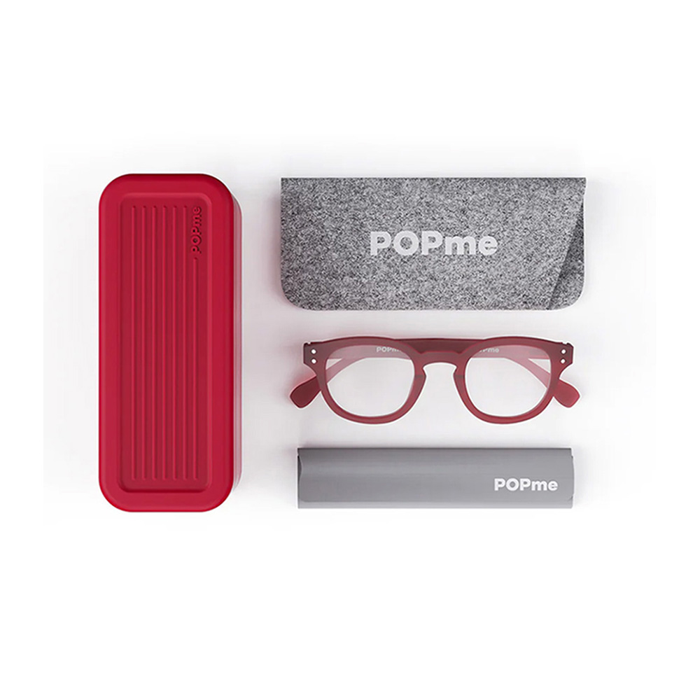 POPME - Γυαλιά Ανάγνωσης +2 cherry red